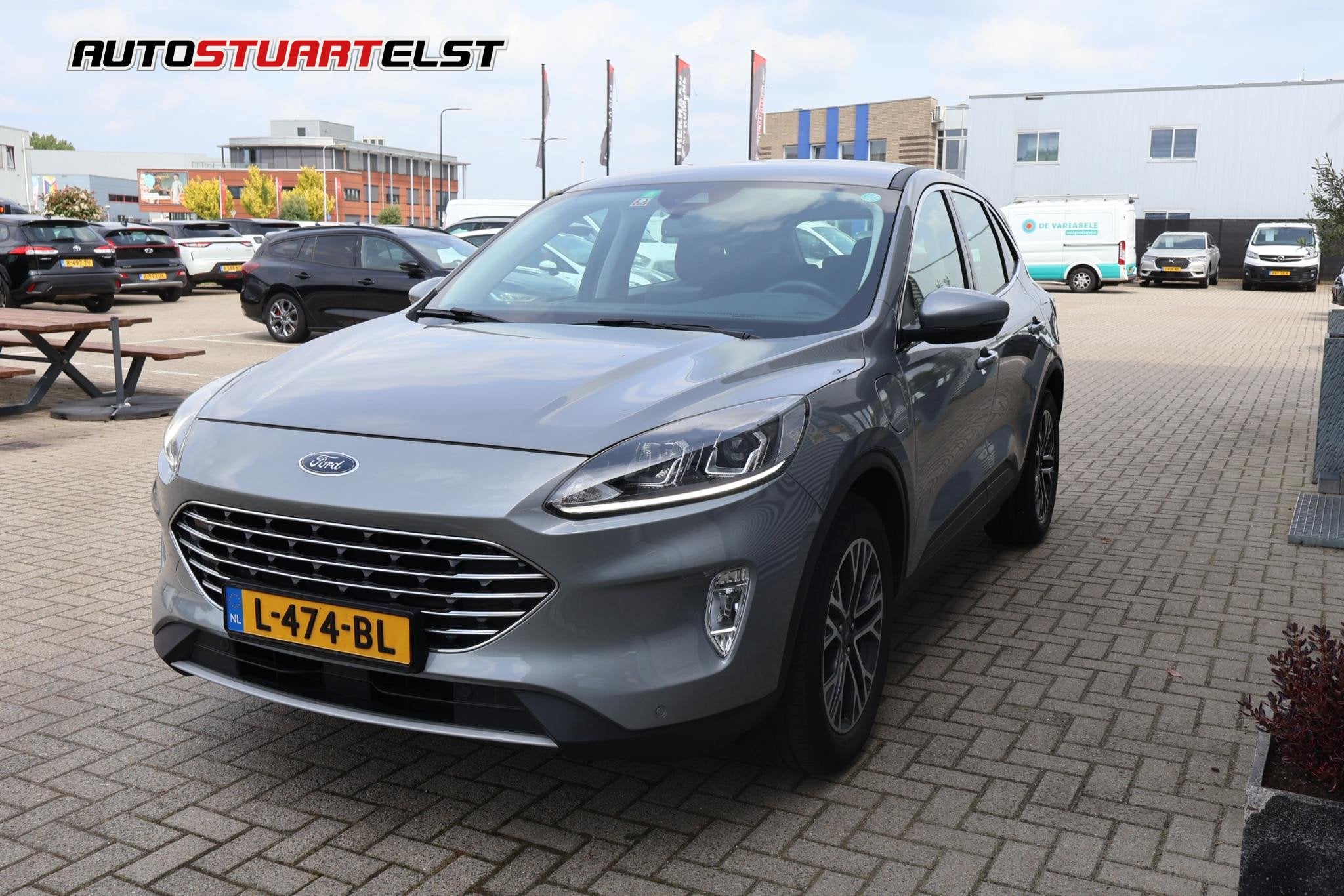 Ford Kuga 2.5 PHEV Titanium 1e Eigenaar | Volledig Onderh |, Gebruikt, Euro 6, 4 cilinders, Grijs