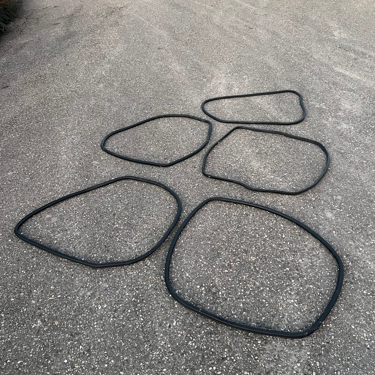 volkswagen Golf 5 Deurrubbers 5 Deurs ( Compleet ), Auto-onderdelen, Gebruikt, Ophalen of Verzenden, Achter, Volkswagen