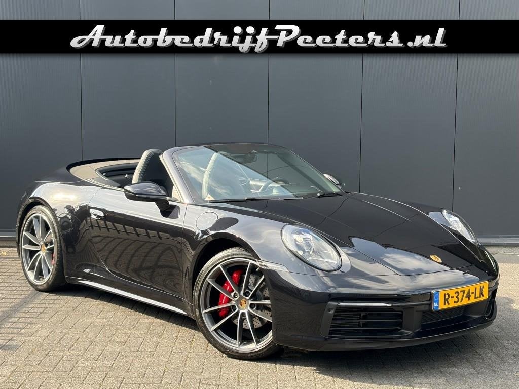 Porsche 911 Cabrio 3.0 992 Chrono+ Sportuitlaat BOSE Camera, Automaat, Gebruikt, Cabriolet, 4 stoelen