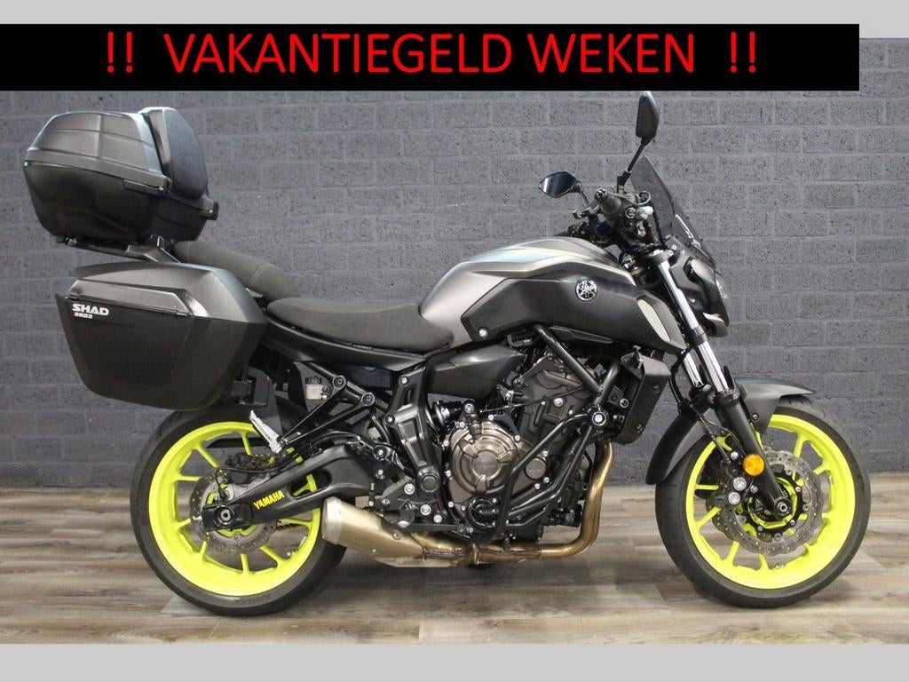 YAMAHA MT 07 ABS (bj 2018) 42,032 km GT Uitvoering MT07, 2 cilinders, Bedrijf, Onbekend, YAMAHA