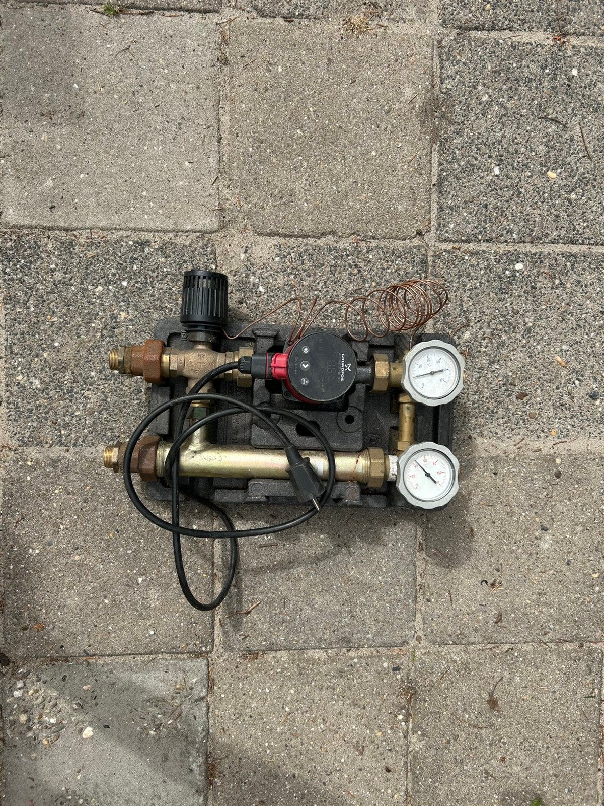 Grundfos Alpha2 circulatiepomp, Gebruikt, Minder dan 30 cm, Cv-ketel of Combi-ketel, Minder dan 60 cm