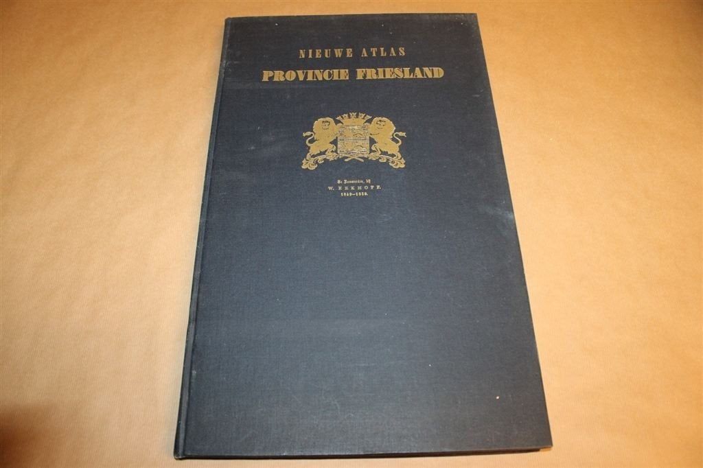 Nieuwe Atlas van de Provincie Friesland - Eekhoff 1849-1859, Ophalen of Verzenden, 1800 tot 2000, Nederland, Landkaart