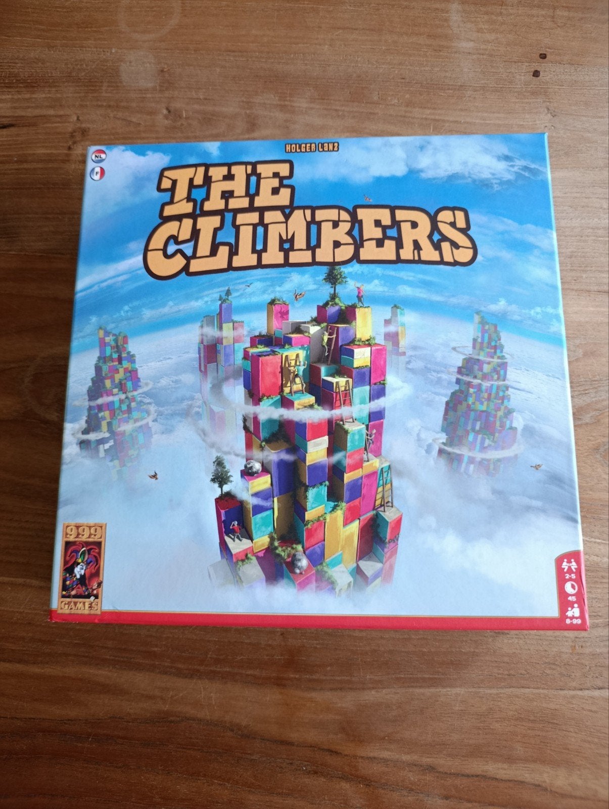 The Climbers - Strategisch Stapelspel, Hobby en Vrije tijd, Gezelschapsspellen | Bordspellen, Drie of vier spelers, Ophalen of Verzenden