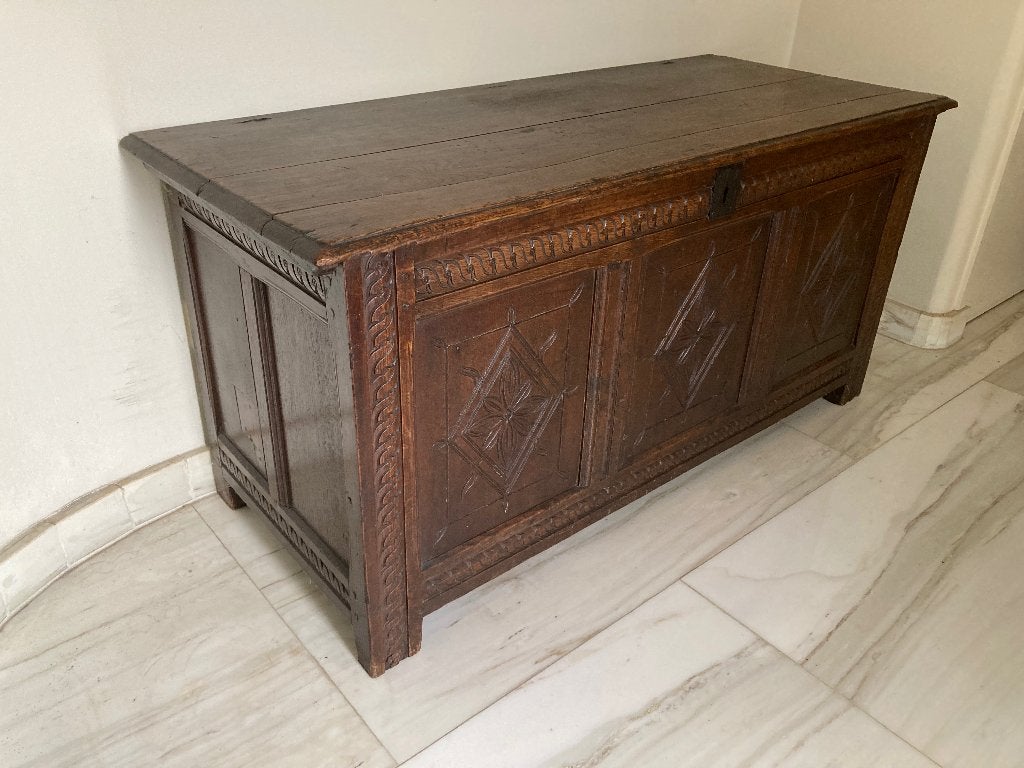 Antieke dekenkist, Ophalen, Gebruikt, 100 tot 150 cm