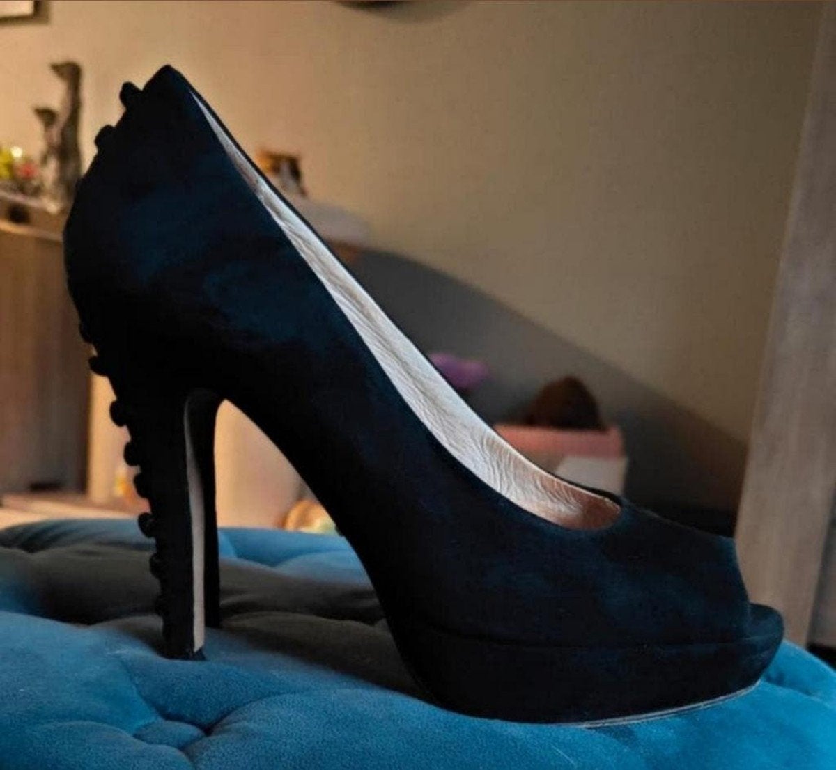 Zwarte Supertrash Pumps maat 40, Kleding | Dames, Schoenen, Ophalen of Verzenden, Zo goed als nieuw, Zwart