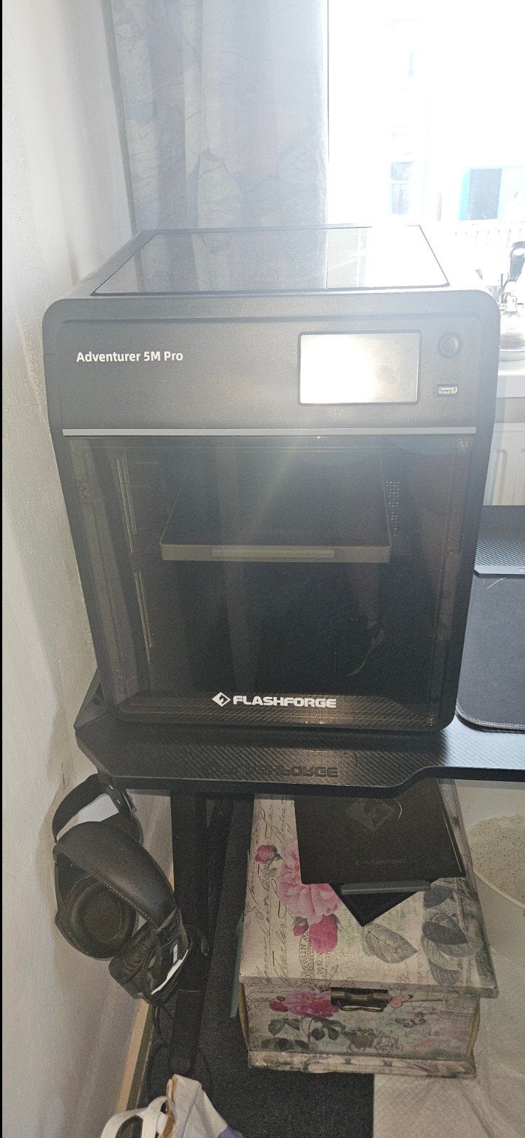 FlashForge Adventurer 5M Pro 3D printer, Computers en Software, 3D Printers, Gebruikt, Filament, Ophalen of Verzenden