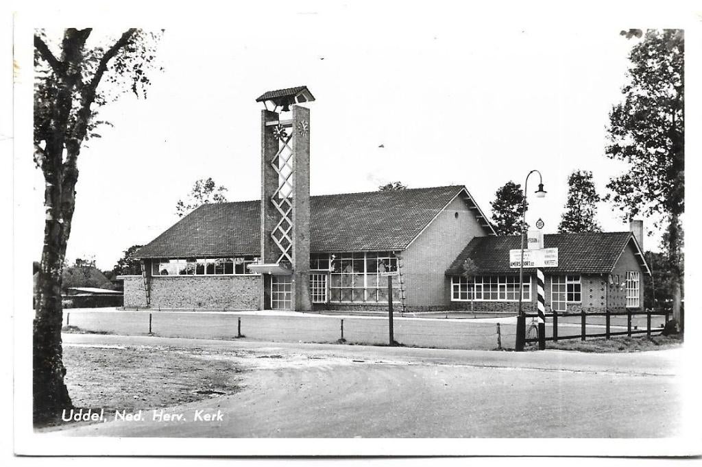 U52 Uddel Ned Herv Kerk, Ophalen of Verzenden, 1960 tot 1980, Ongelopen, Gelderland