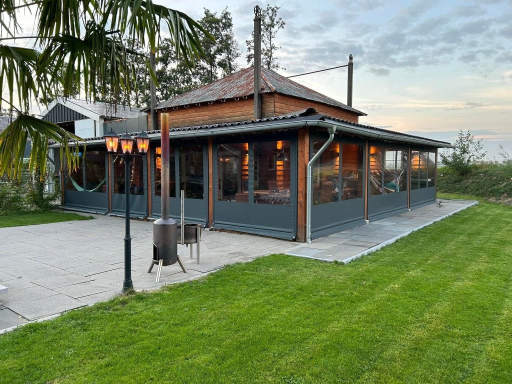Verandazeil /Overkapping zeil/Zijwanden  op maat, Tuin en Terras, Ophalen, Nieuw, Veranda