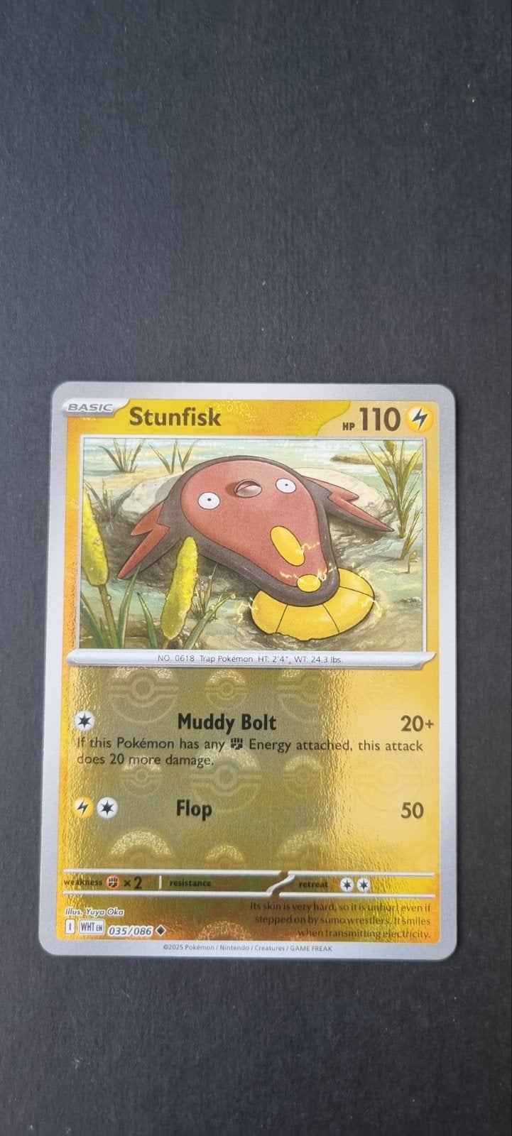 Stunfisk Pokeball XWHT 035, Ophalen of Verzenden