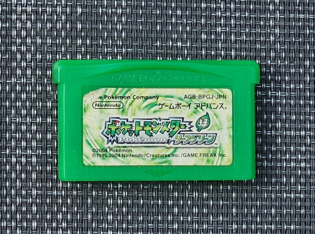 Pokemon LeafGreen (GBA) - Japanse Versie (origineel), Spelcomputers en Games, Games | Nintendo Game Boy, 1 speler, Ophalen of Verzenden