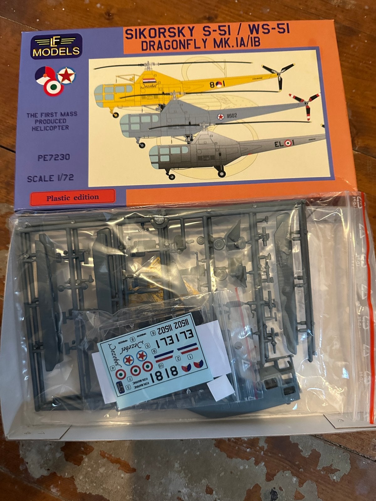 LF Models Sikorsky S-51 / WS-51 Dragonfly 1:72 – MLD Jezebel, Hobby en Vrije tijd, Ophalen of Verzenden, Zo goed als nieuw, Groter dan 1:72