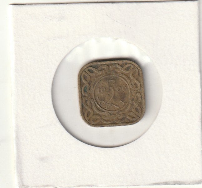 Suriname munten 5 cent 1966, Ophalen of Verzenden, Gebruikt