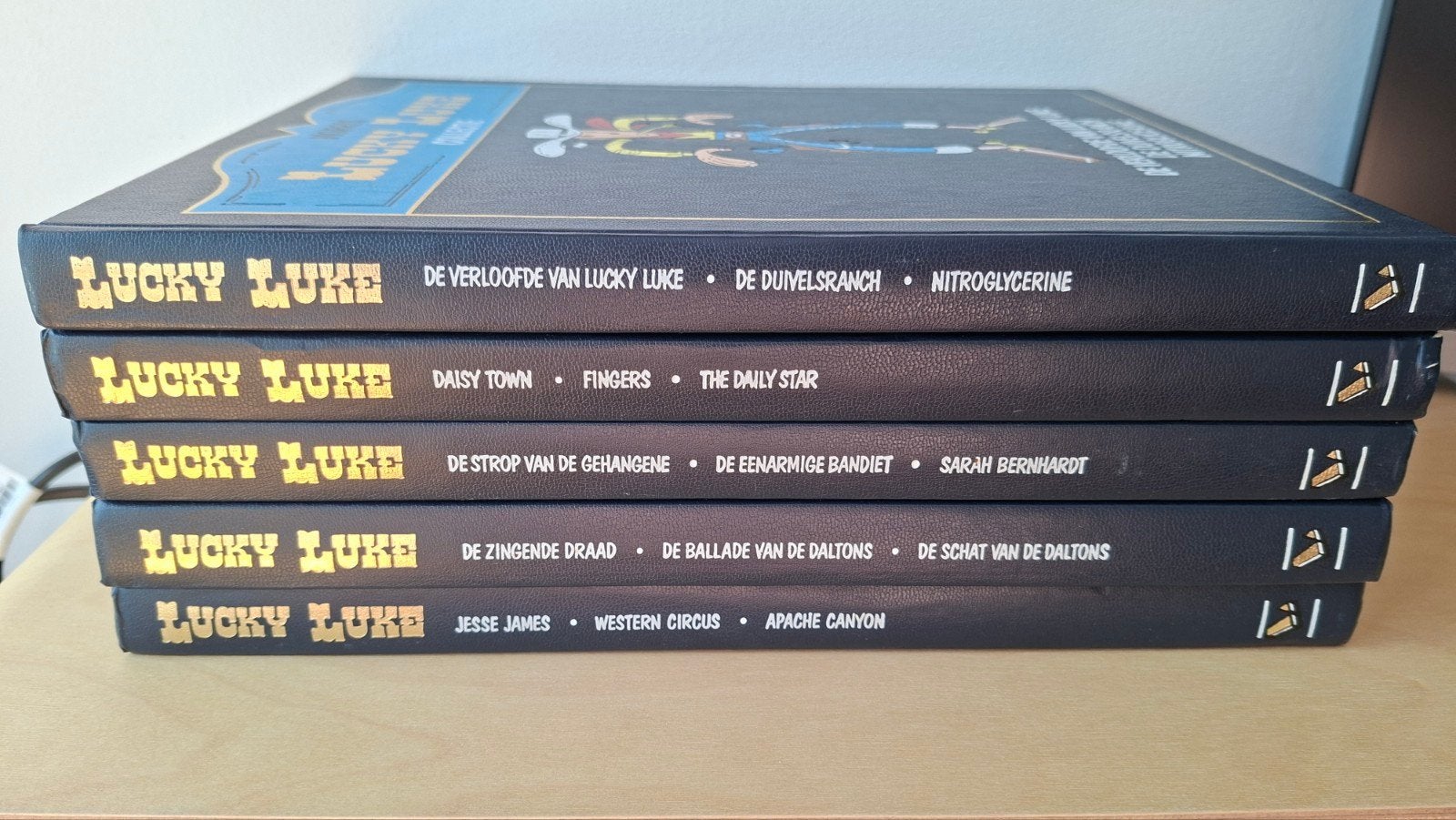 Lucky Luke Collectie - 5 Hardcover Stripboeken, Meerdere stripboeken, Ophalen, Zo goed als nieuw