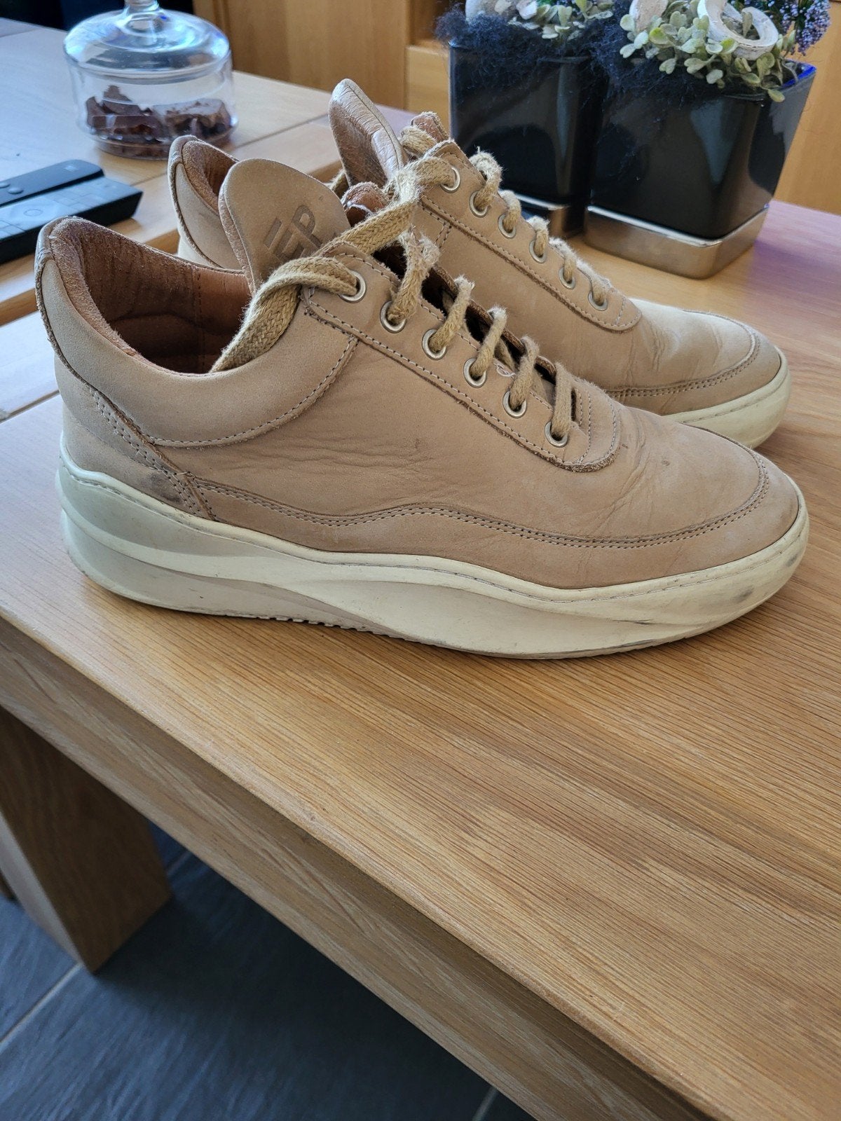 Filling Pieces Low Top Sneakers Beige Maat 38, Kleding | Heren, Schoenen, Filling Pieces, Overige kleuren, Ophalen of Verzenden