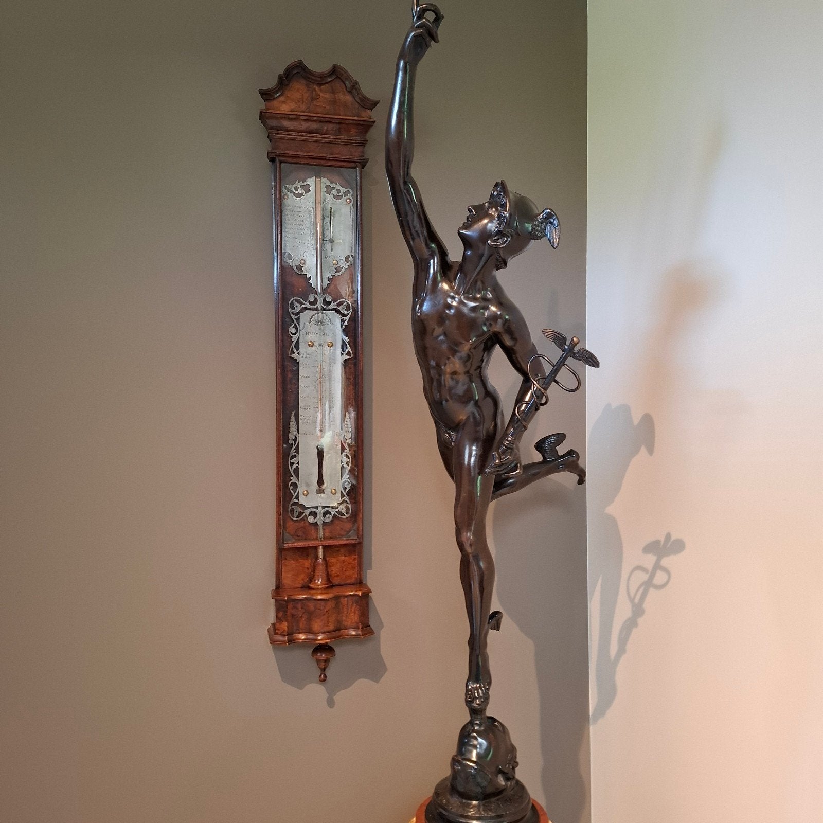 antieke Barometer, Ophalen of Verzenden