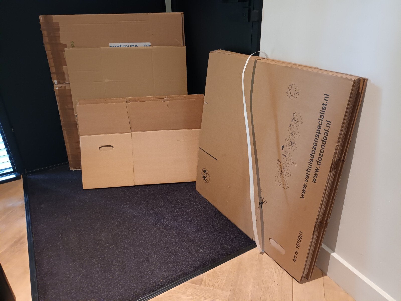 Verhuisdozen: Nieuw en Gebruikt 15 stuks, Ophalen, Doos, 40 tot 60 cm, Opvouwbaar