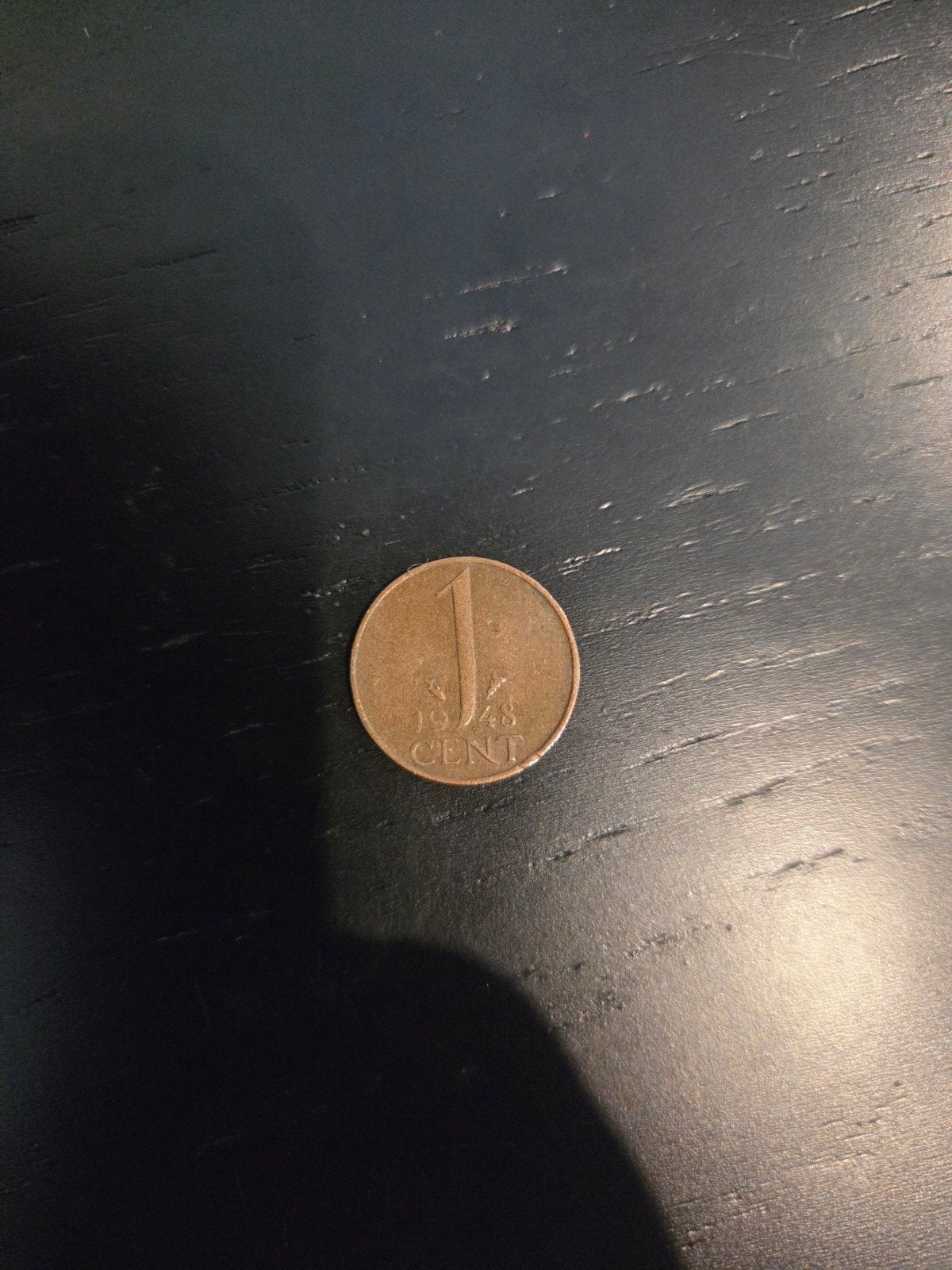 Nederlandse 1 cent munt 1948 Koningin Wilhelmina, Ophalen, Koningin Wilhelmina, 1 cent, Losse munt
