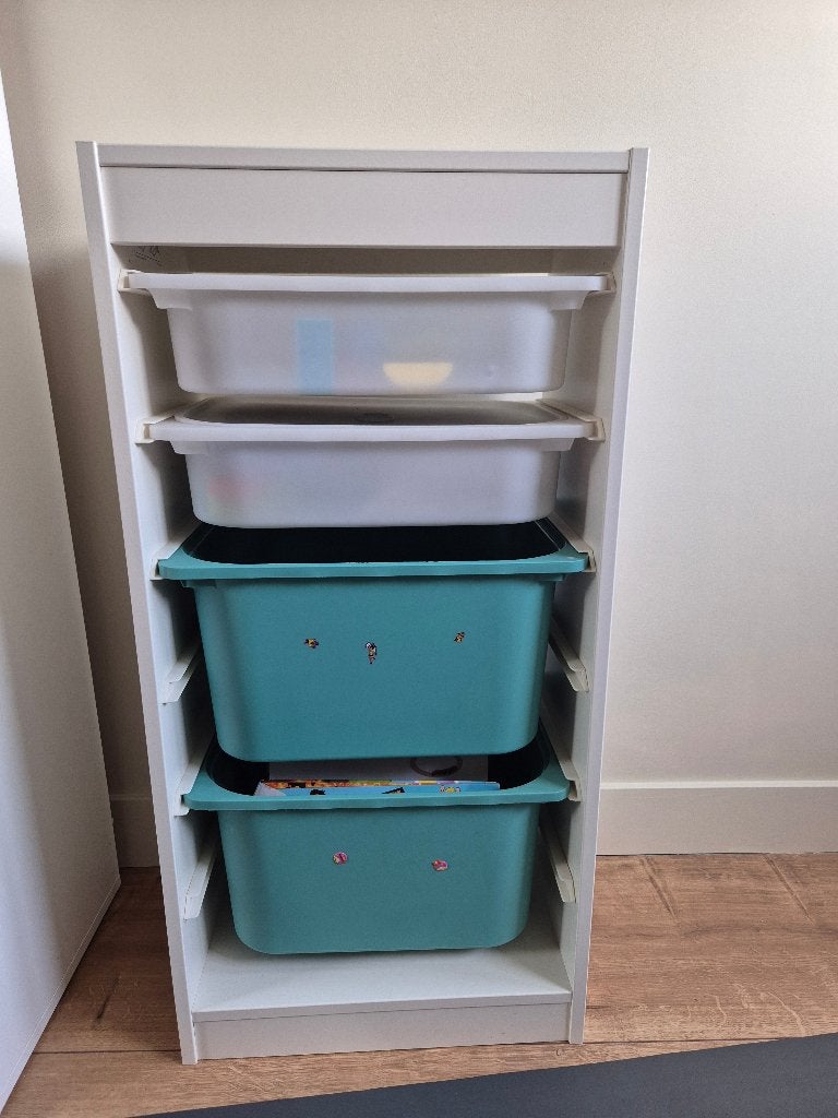 IKEA TROFAST Opbergkast met Bakken, Kinderen en Baby's, Ophalen, Zo goed als nieuw, Minder dan 50 cm, 90 tot 105 cm