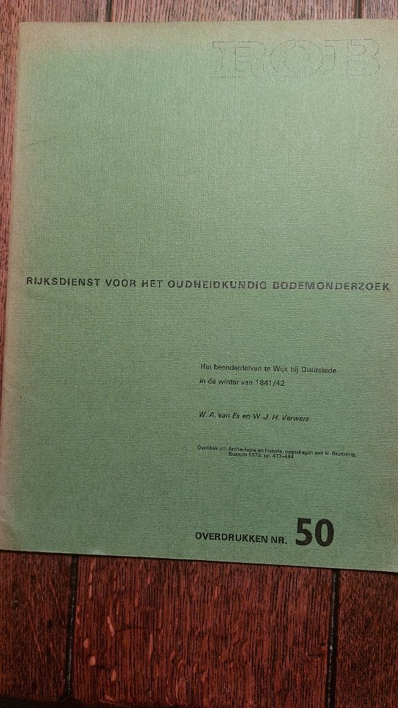 oudheidkundig bodemonderzoek: Wijk bij Duurstede + Dorestad, Ophalen of Verzenden, 19e eeuw, Gelezen