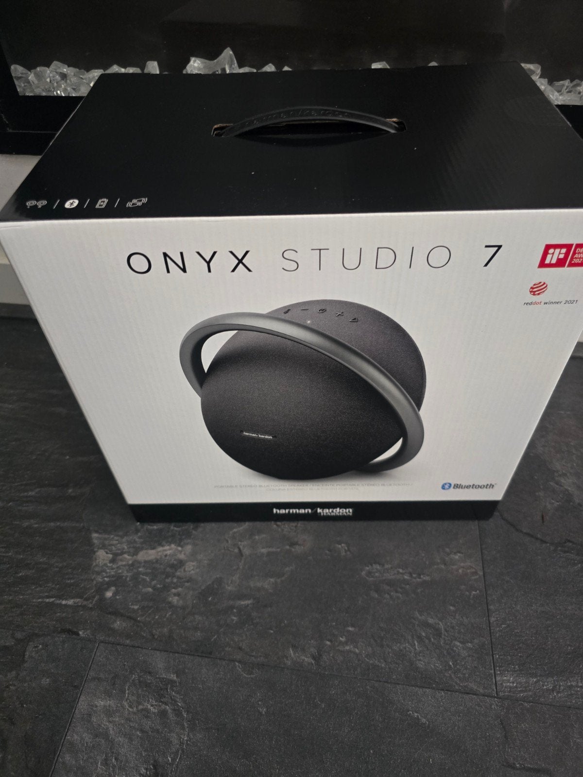 Nieuw gesealde Harman/Kardon Onyx Studio 7 Bluetooth speaker, Ophalen, Bluetooth, Nieuw, Draagbare speaker