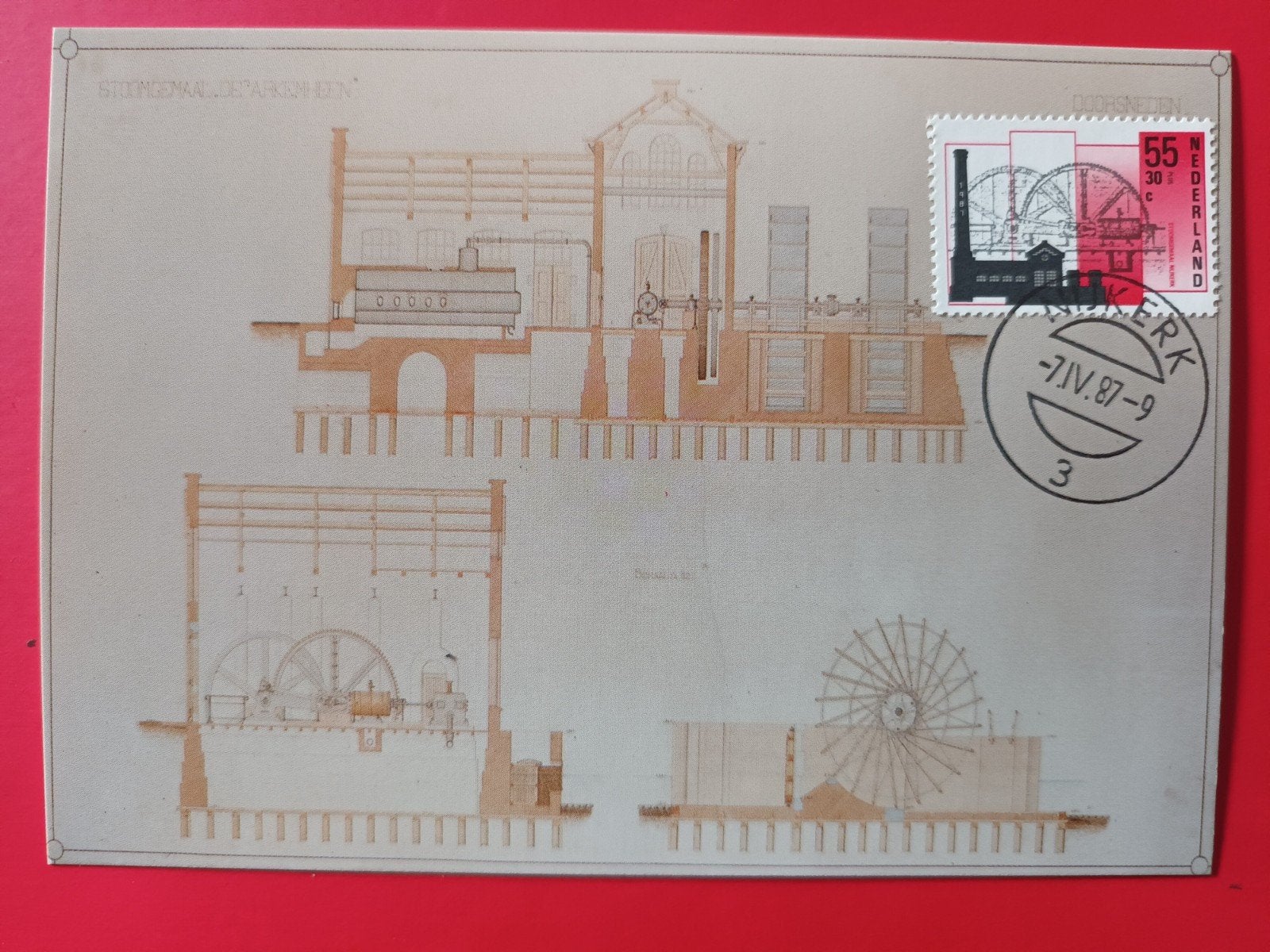 Zomerpostzegelkaart 1987, Nijkerk, Ophalen of Verzenden