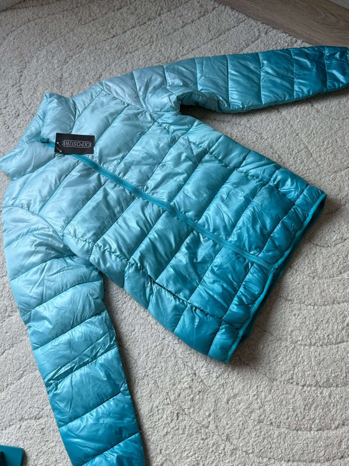 Nieuwe Exposure Ombre Lichtgewicht Jas Maat S, Ophalen, Nieuw, Maat 36 (S), Blauw