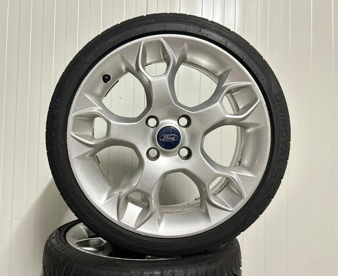 Ford Fiesta MK7 17 inch 4x108 205/40/17 Zomer Uniroyal, Ophalen, Gebruikt, Ford, Banden en Velgen