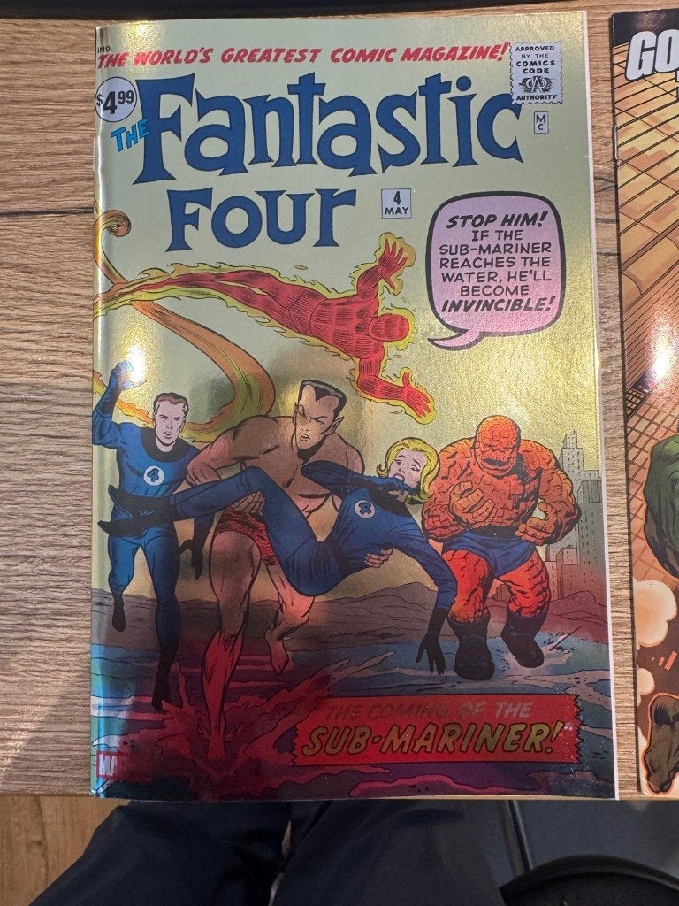 Marvel Comics Fantastic Four #4 + Godzilla vs Hulk, Boeken, Eén comic, Ophalen of Verzenden, Zo goed als nieuw, Amerika