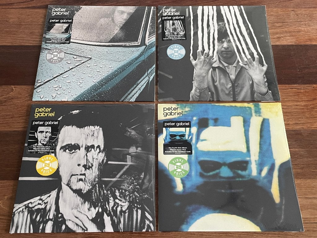 4x Vinyl LP Peter Gabriel 1 2 3 4 COLORED incl Download NEW, LP, Pop, Ophalen of Verzenden, 12 inch
