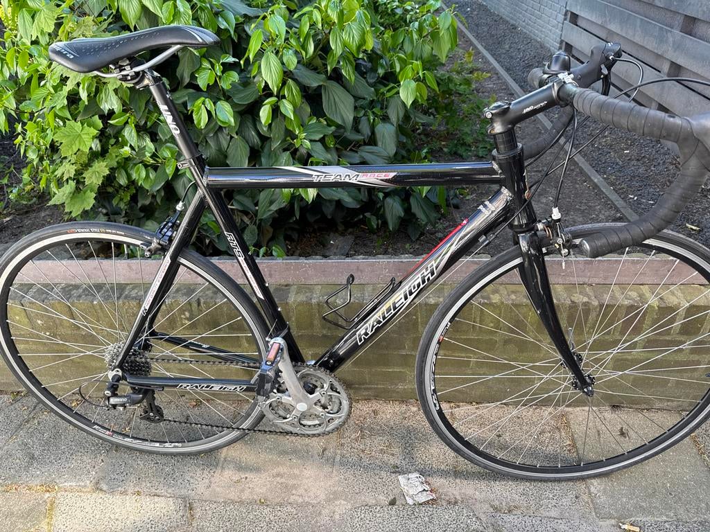 Raleigh Team Race racefiets - Zwart, Gebruikt, Overige merken, 28 inch, Gebruikt, Aluminium