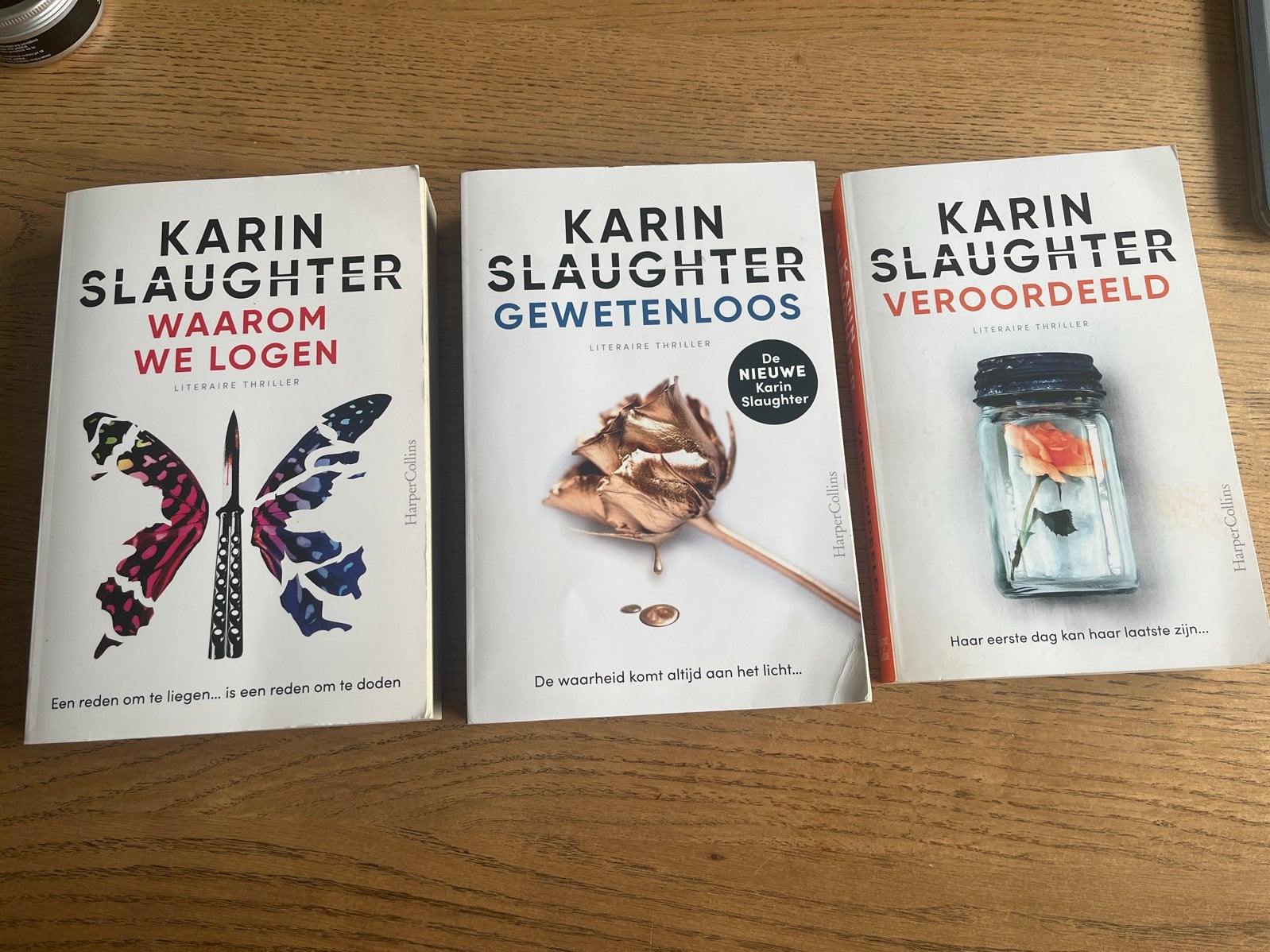 Karin Slaughter Thriller Boeken Set - 3 Titels, Ophalen of Verzenden, Gelezen