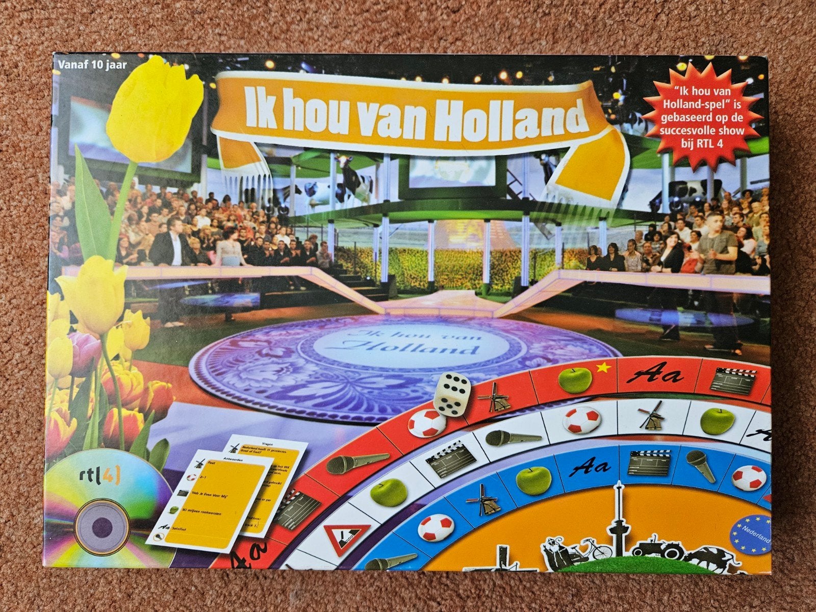 Ik hou van Holland - Het Spel (vanaf 10 jaar), Drie of vier spelers, Ophalen of Verzenden, Zo goed als nieuw, Talpa Content B.V.