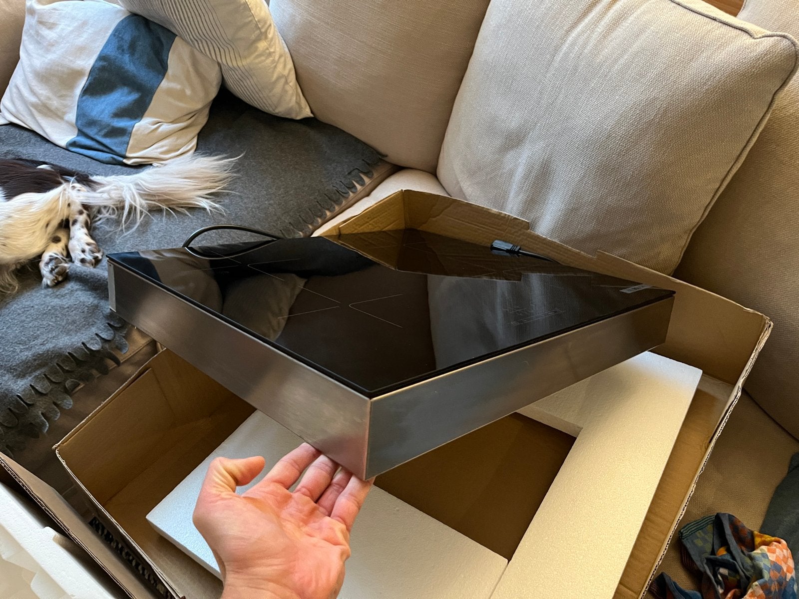 Bosch PUE611BF9E Inductiekookplaat - Zo goed als nieuw, Ophalen, 4 kookzones, Zo goed als nieuw, Inductie