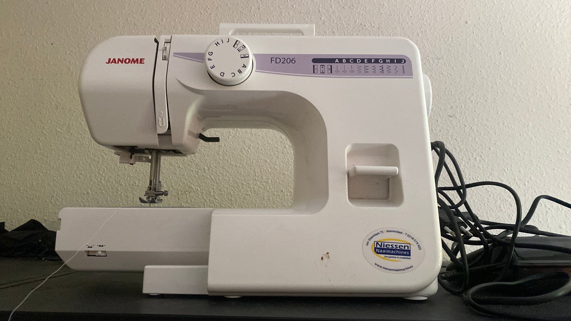 Janome sweing machine, Ophalen of Verzenden, Zo goed als nieuw, Naaimachine