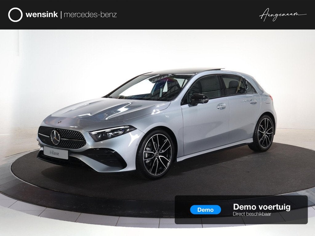 Mercedes-Benz A-klasse 180 Business Solution AMG | Panoramas, 136 pk, 4 cilinders, Zwart, Origineel Nederlands