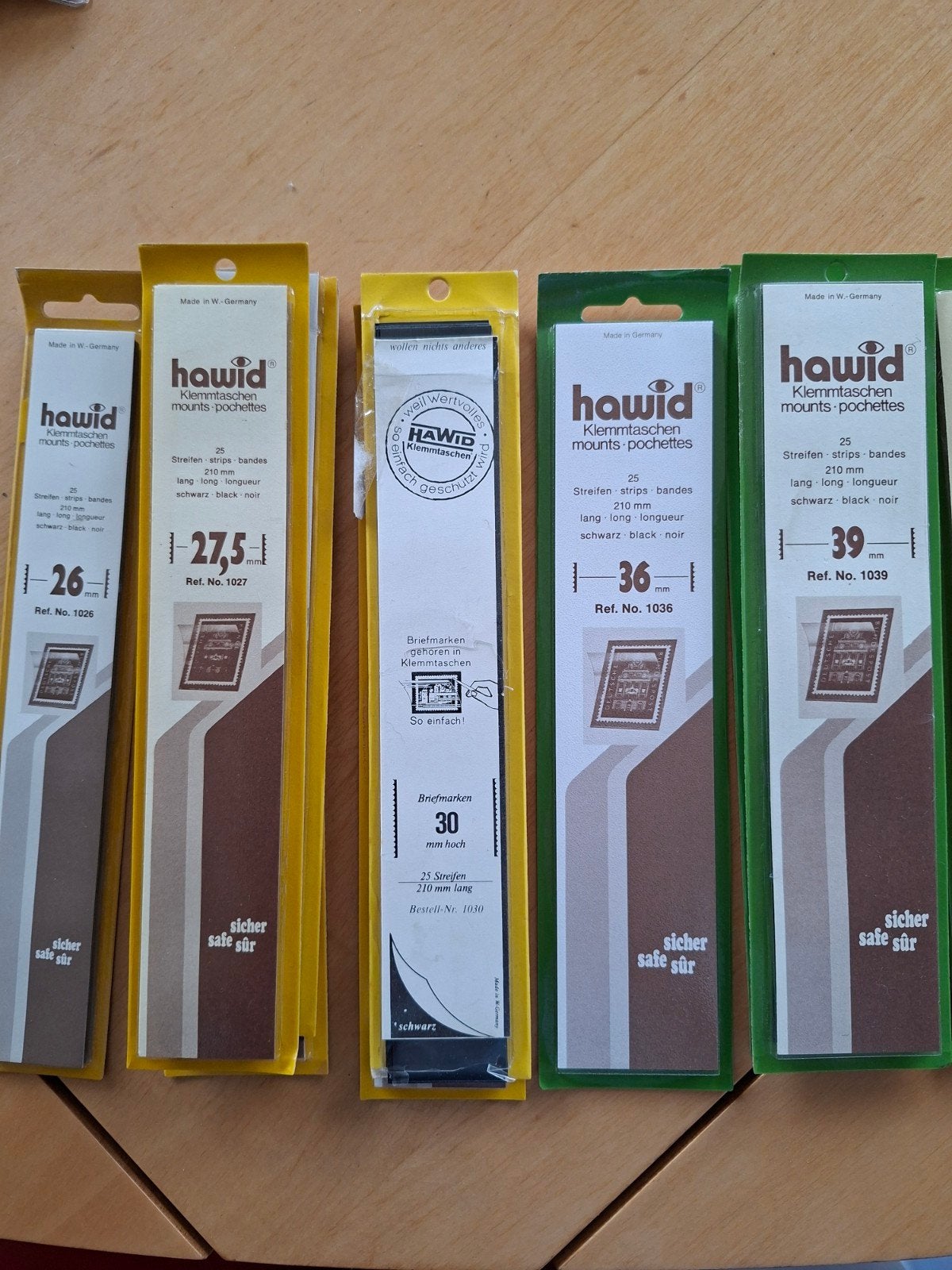 Diverse Hawid en Davo klemstroken en hoezen voor postzegels, Postzegels en Munten, Ophalen of Verzenden, Overige typen