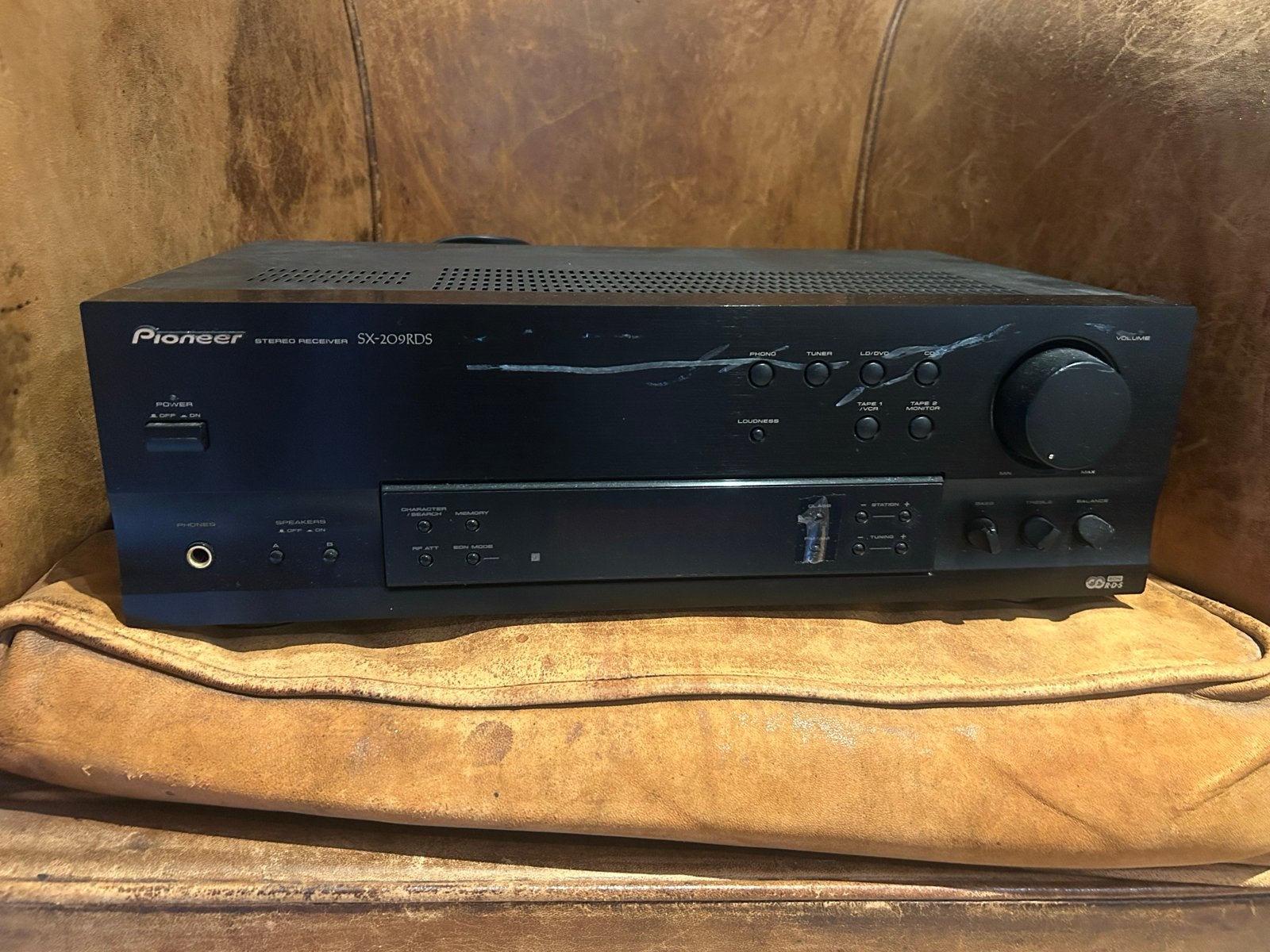 Pioneer SX-209RDS Stereo Receiver Versterker, Audio, Tv en Foto, Gebruikt, Verzenden, Pioneer, 120 watt of meer