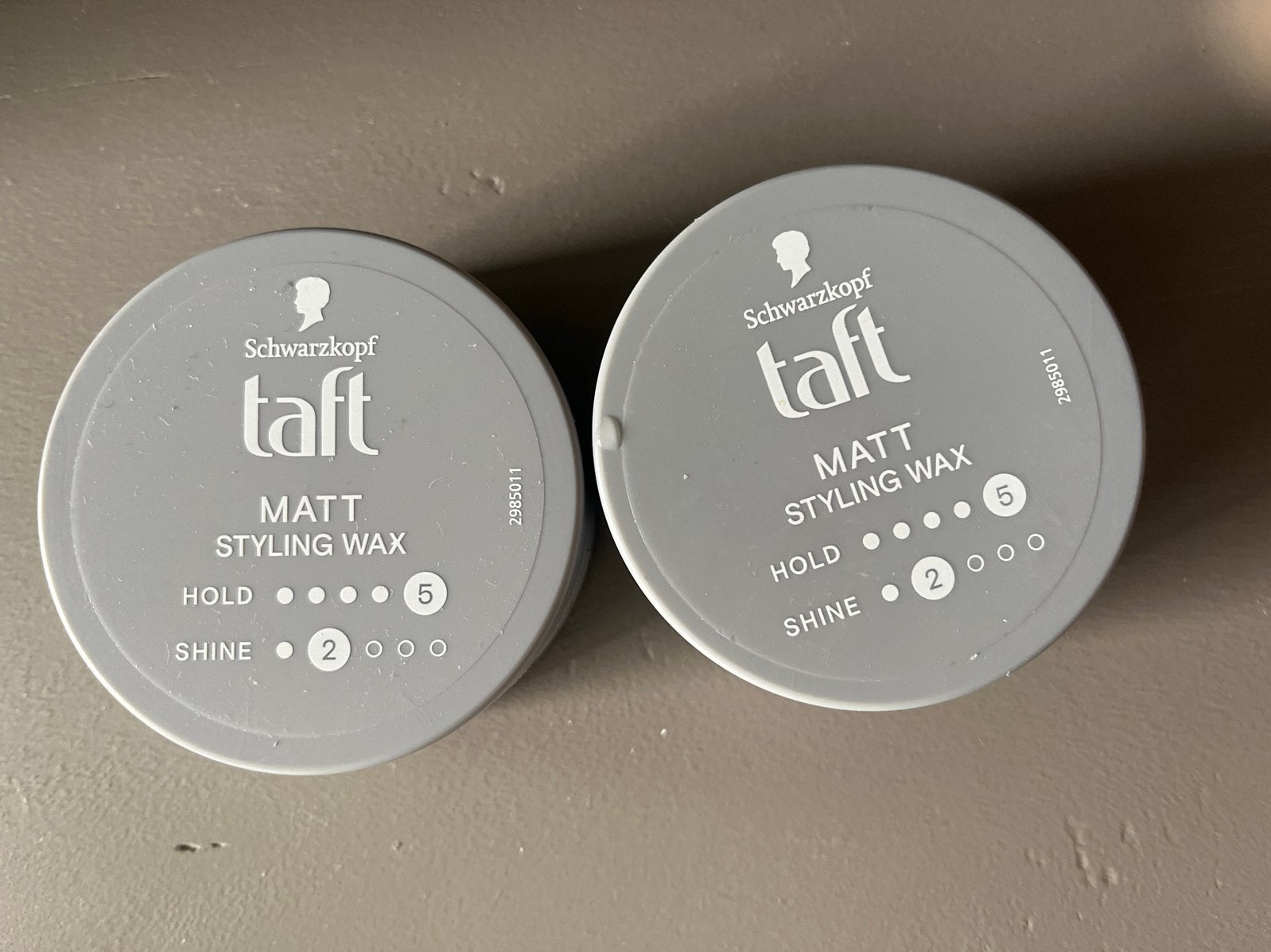 Schwarzkopf Taft Matt Styling Wax - 2 stuks, Ophalen of Verzenden, Nieuw, Gel, Wax, Haarlak of Mousse