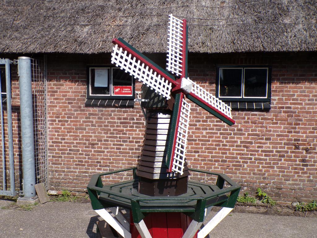 Tuinmolen, Ophalen, Gebruikt