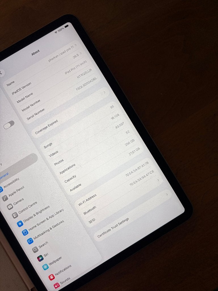 SOLD/VERKOCHT Apple iPad Pro 11 inch 2018 256GB Space Gray, Computers en Software, Apple iPads, Apple iPad, 11 inch, Ophalen of Verzenden