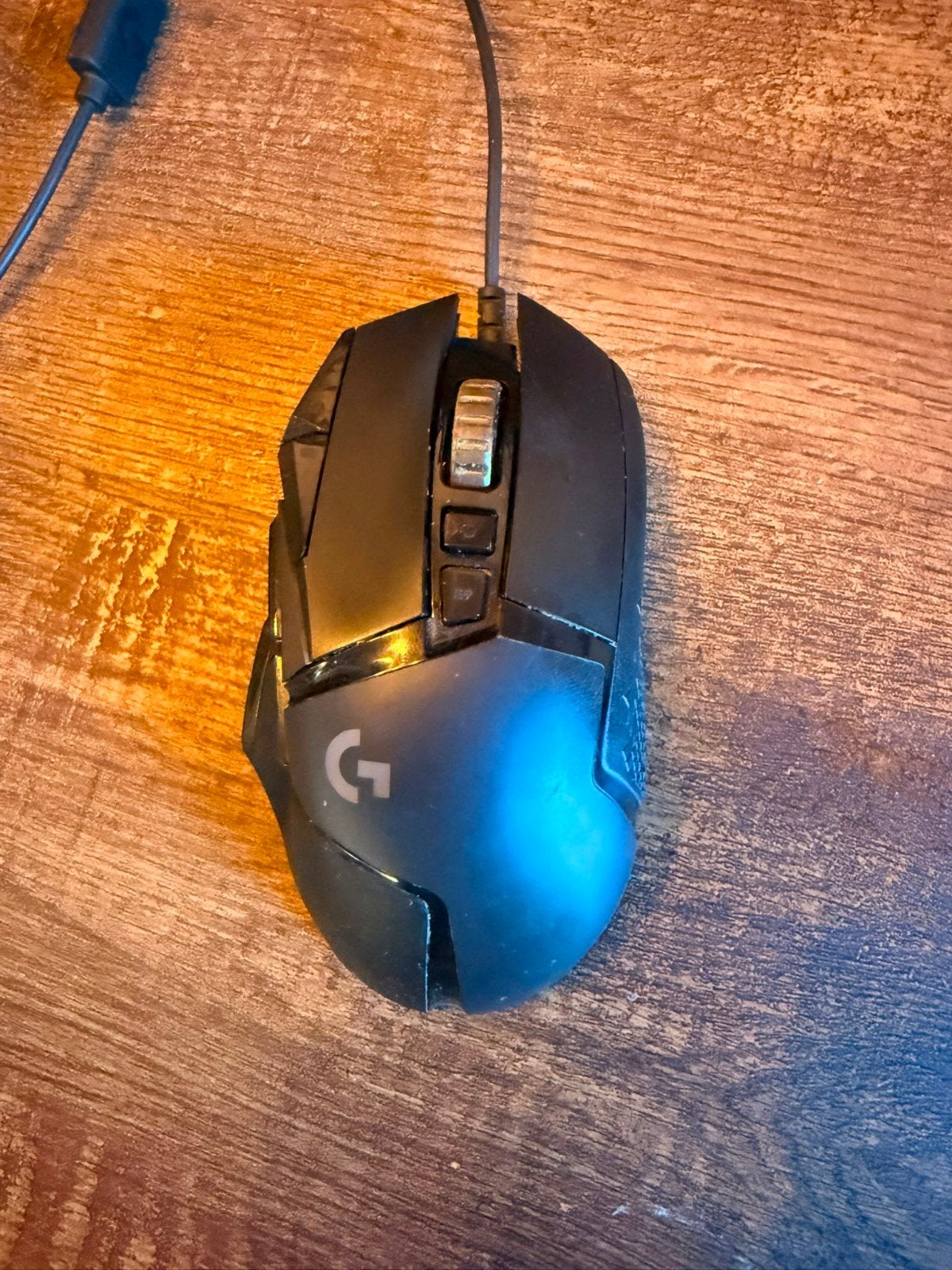 Logitech G502 HERO Bedrade Gaming Muis, Computers en Software, Muizen, Gebruikt, Muis, Rechtshandig, Bedraad, Gaming muis, Ophalen of Verzenden