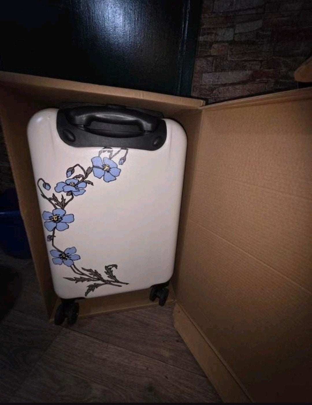 Nieuwe VriendenLoterij Trolley Koffer - Wit met Bloemen, Sieraden, Tassen en Uiterlijk, Tassen | Reistassen en Weekendtassen, Nieuw