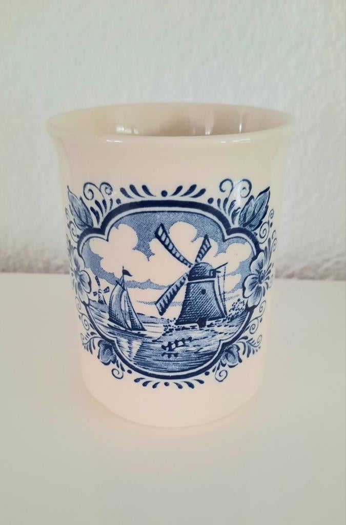 Delftsblauwe mosterdpot, Antiek en Kunst, Ophalen of Verzenden