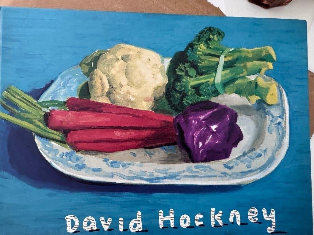 David Hockney Paintings and Photographs of Paintings, Ophalen of Verzenden, Schilder- en Tekenkunst, Zo goed als nieuw, Piet de Jonge