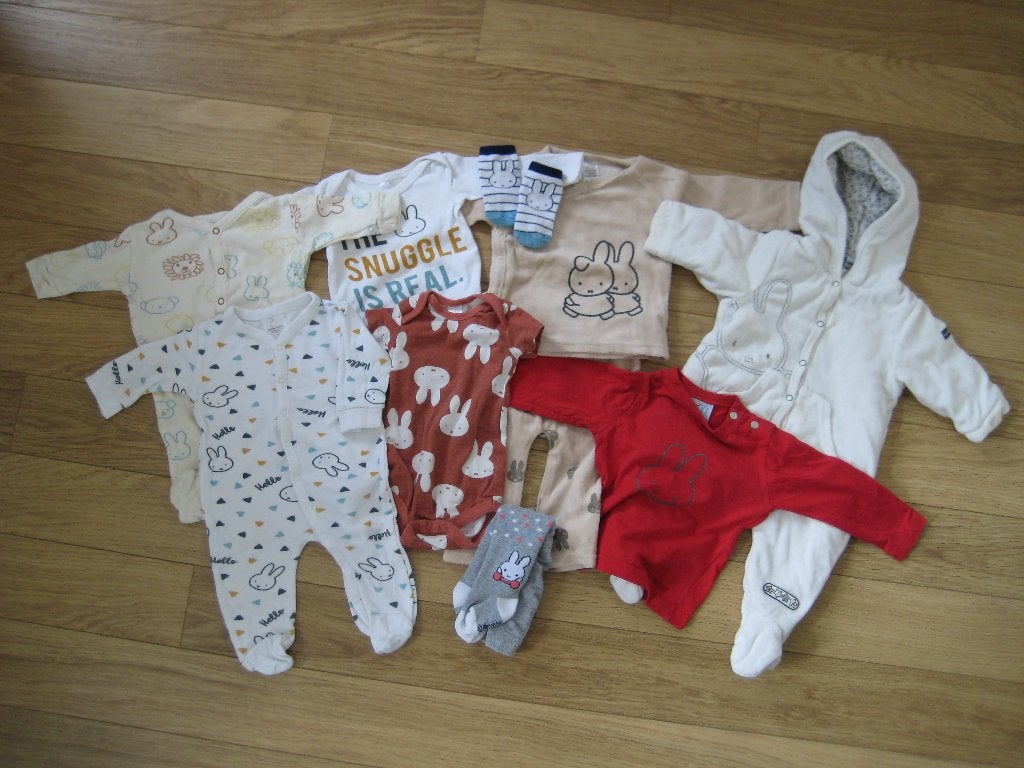 Schattige nijntje babykleding maat 50-56-62-68, Nacht- of Onderkleding, Gebruikt, Jongetje of Meisje, Nijntje