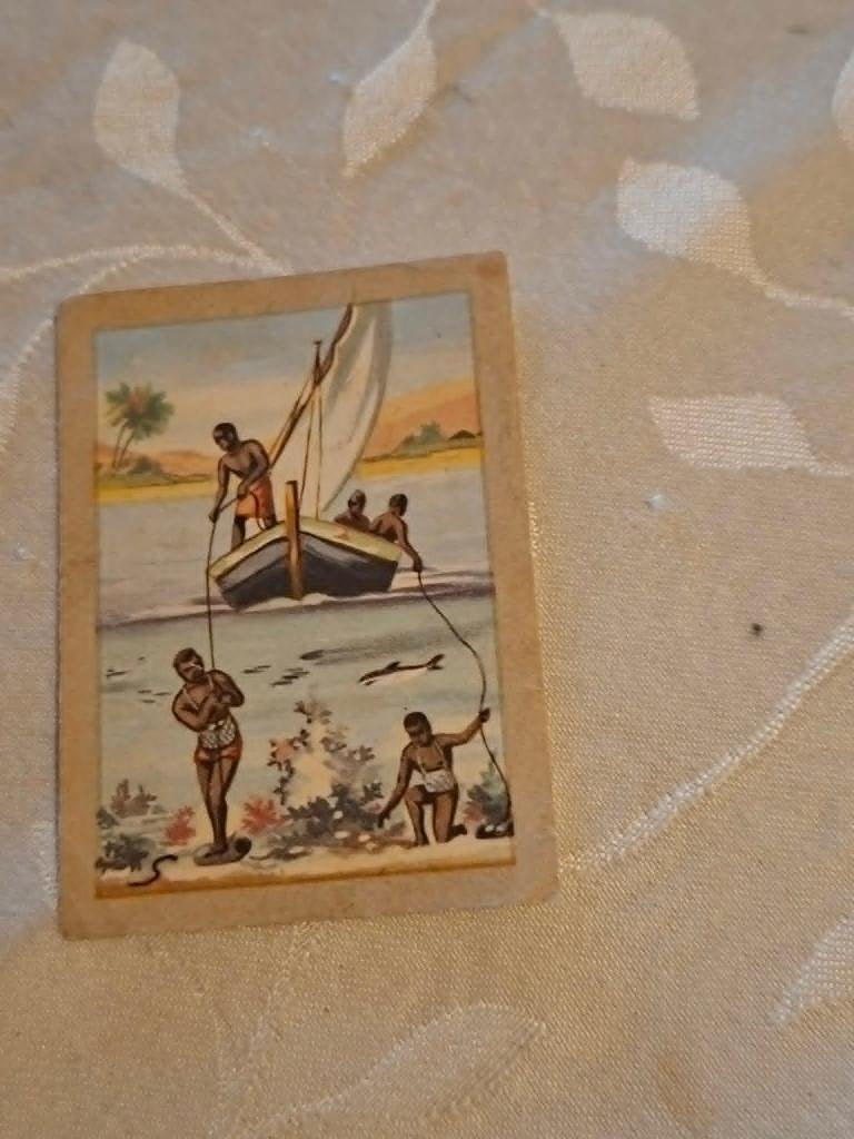 Prentje/Chromo : De parelvisser / Chocolade Jacques, Verzamelen, 1960 tot 1980, Gebruikt, Verzenden, Prent