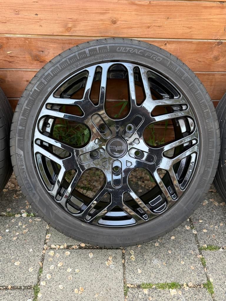 20 inch 5X160 FORD TRANSIT CUSTOM VELGEN & BANDEN VERZWAARD, Auto-onderdelen, Banden en Velgen, Bestelwagen, 255 mm, Velg(en)