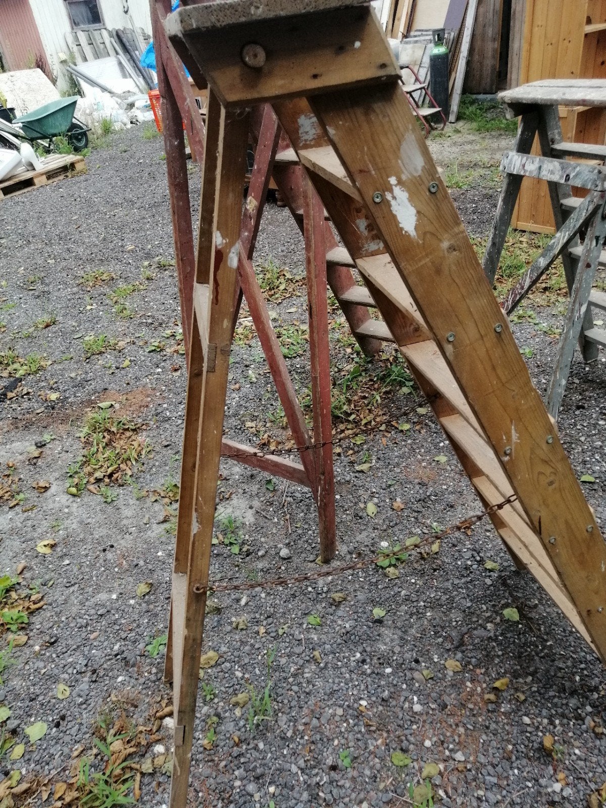 houten schilder trapjes, Doe-het-zelf en Verbouw, Ophalen, Overige typen, Minder dan 2 meter