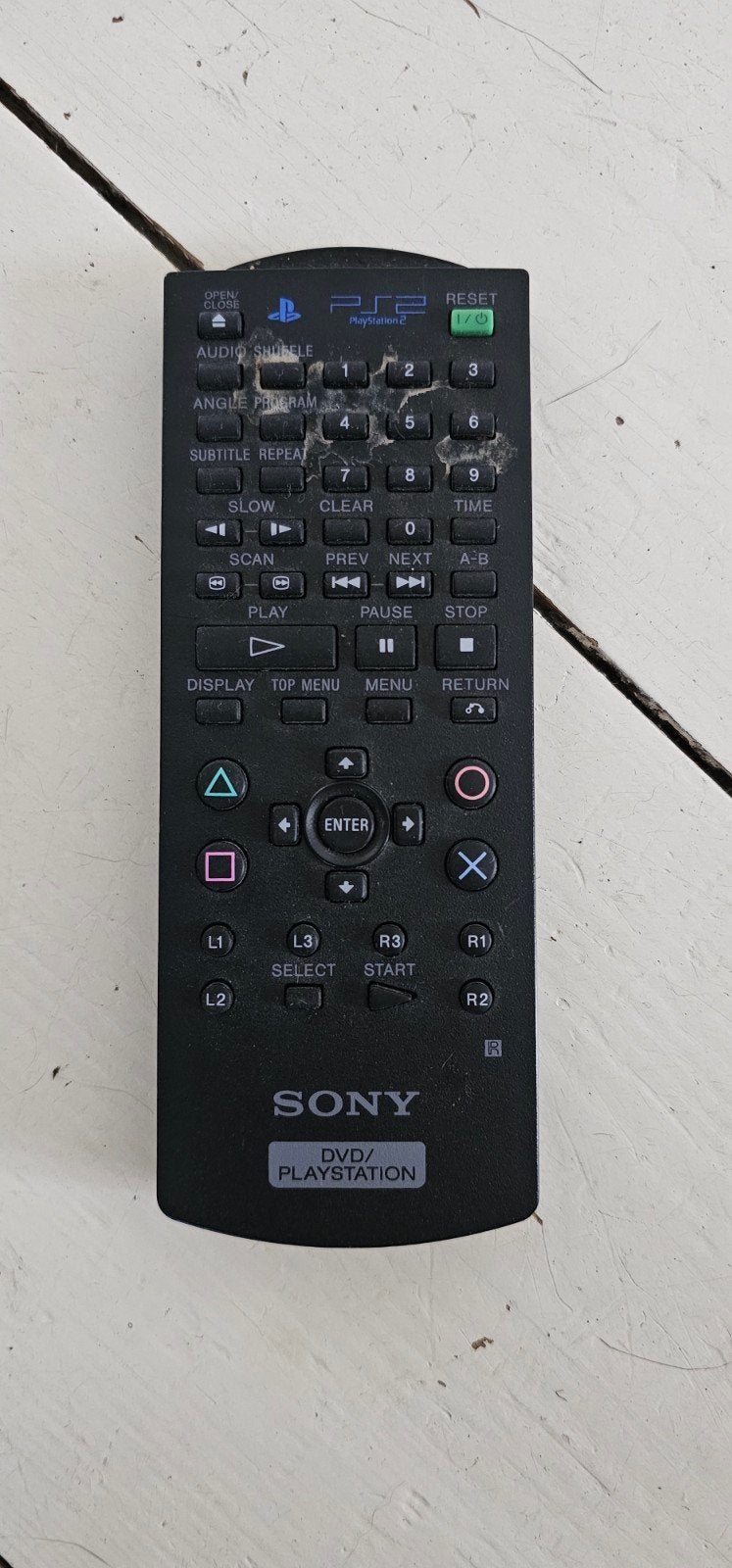 Sony PlayStation 2 DVD afstandsbediening, Ophalen of Verzenden, Gebruikt, Overige controllers, PlayStation 2