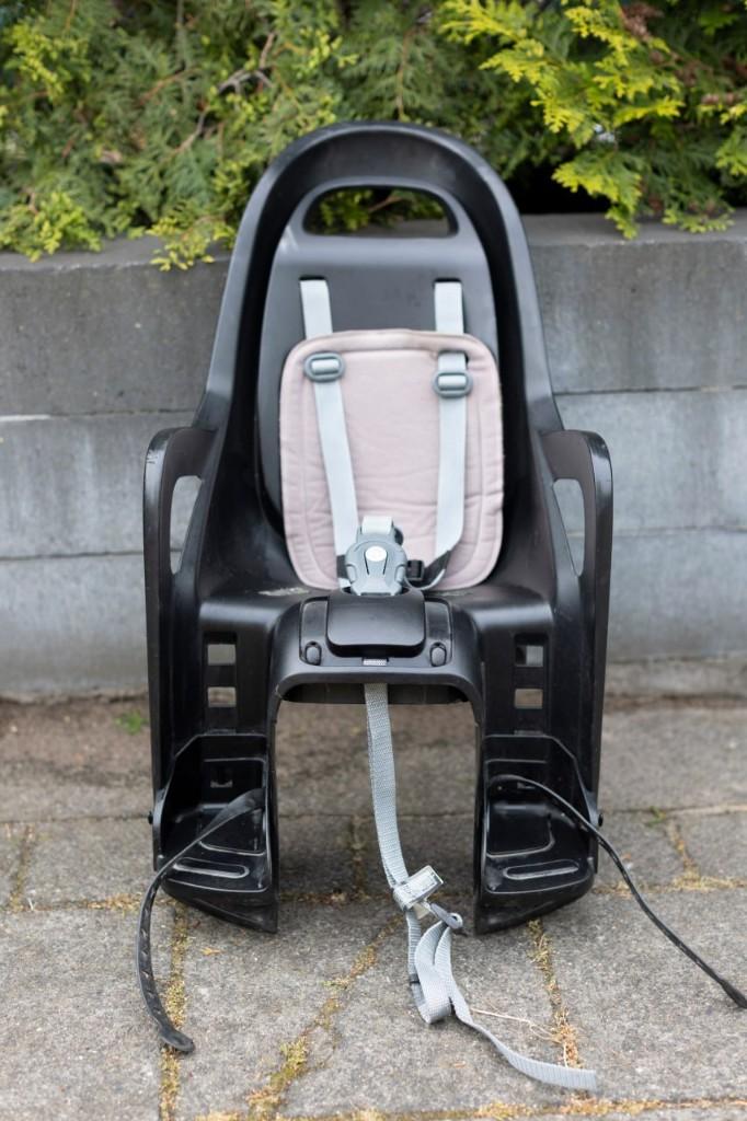 Polisport kinderzitje voor achterop de fiets, Ophalen, Achterzitje, Gebruikt, 9 t/m 18 kg